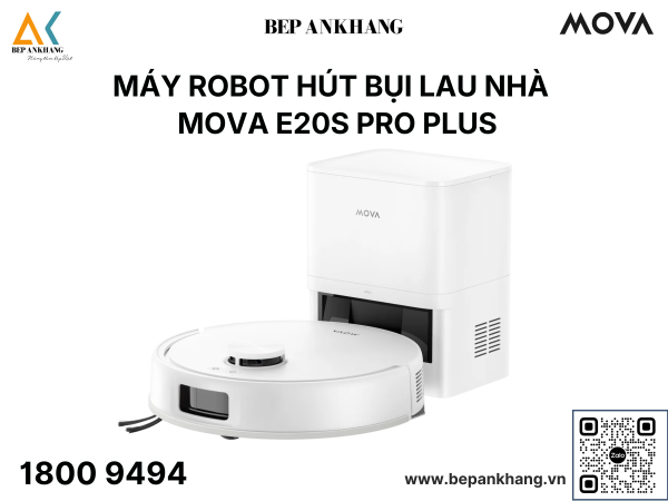 Robot hút bụi và lau nhà MOVA E20s Pro Plus